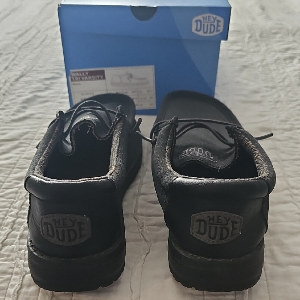 Hey Dude Youth Black Loafers